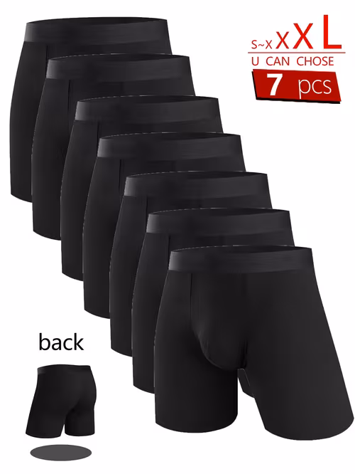 Lot de sept boxers longs