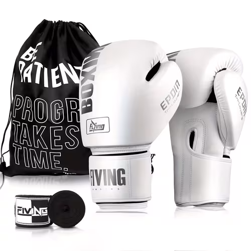 Gants en PU avec accessoires annoncés