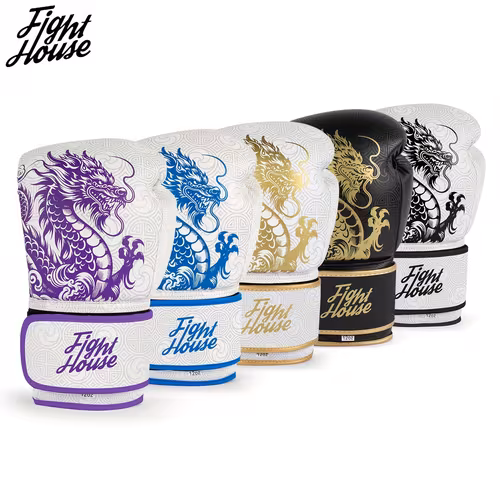 Gants motif dragon, options de 10 à 16 oz annoncées
