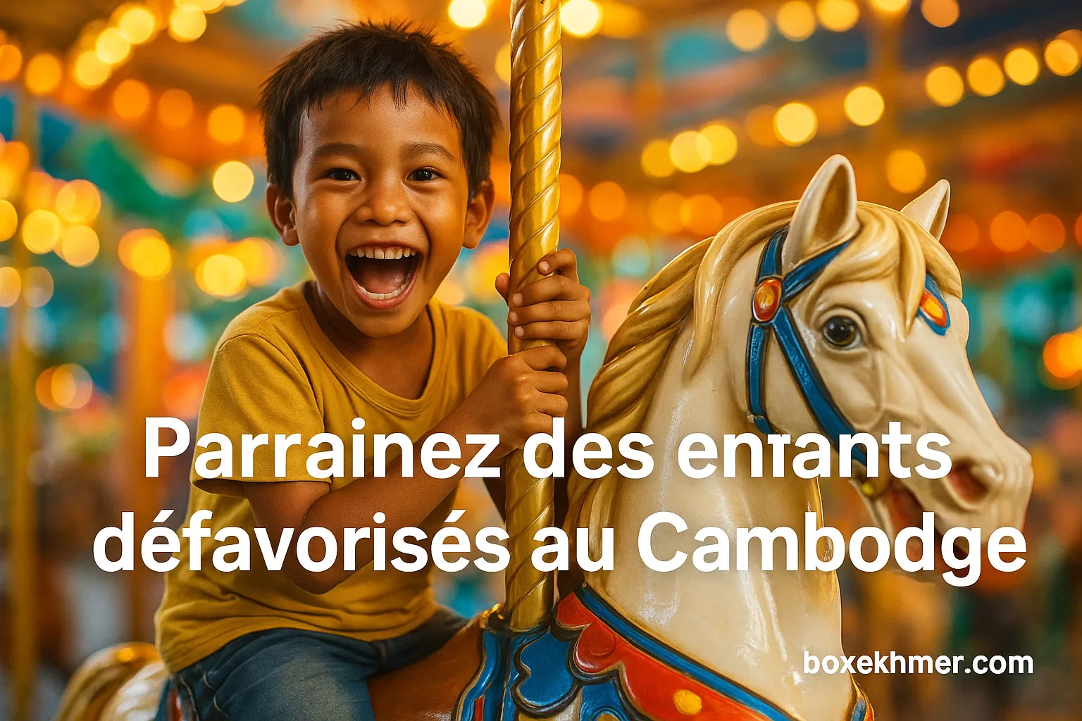 Parrainage humanitaire Kun Khmer : sponsoriser un enfant défavorisé au Cambodge