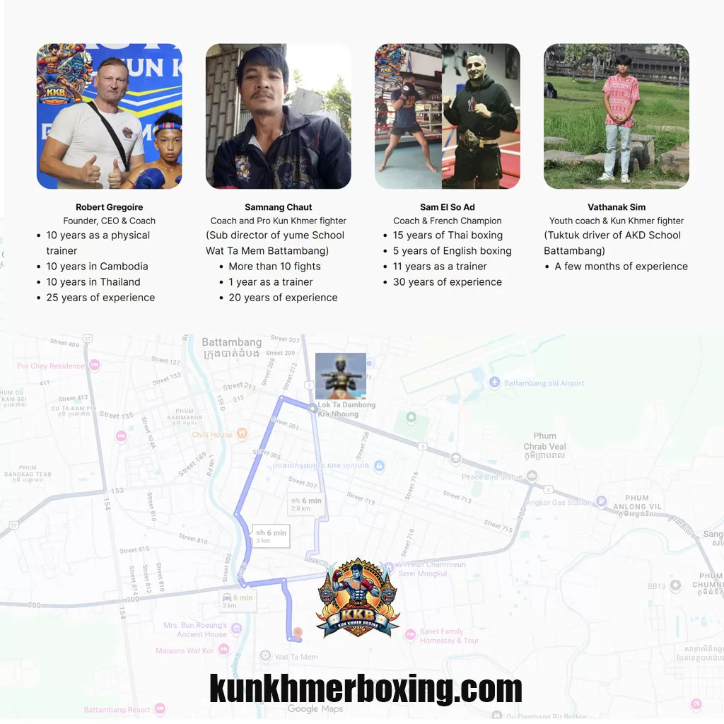 Nouveau staff KKB Kun Khmer Boxing Battambang – Un nouveau chapitre pour la boxe khmère 🇰🇭🥊