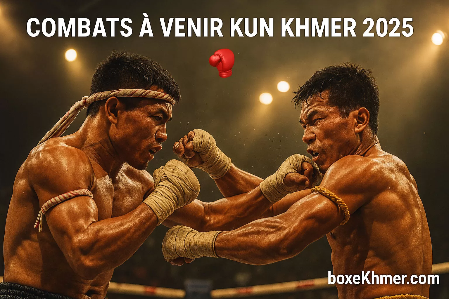 Combats à Venir Kun Khmer 2025 Calendrier Officiel Boxe Khmère KKB