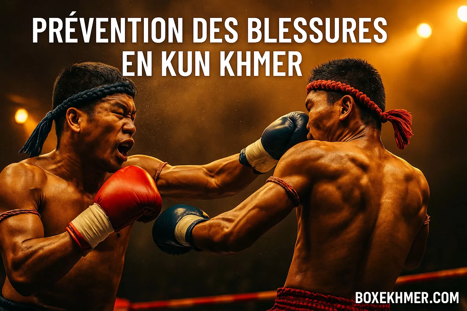 KKB Prévention des blessures en Kun Khmer rester fort, rapide et en bonne santé