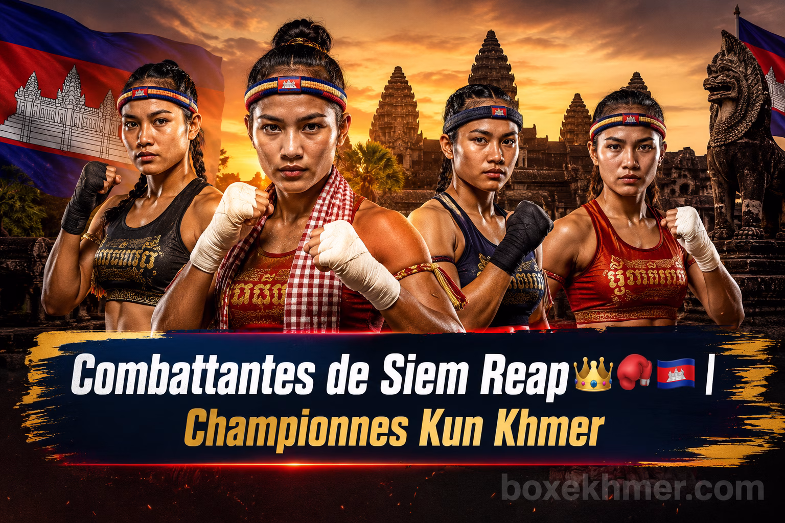 Combattantes de Siem Reap | Championnes Kun Khmer & Female Fighters d'Angkor